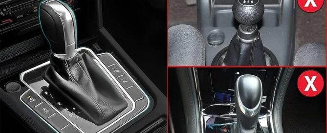 Car Gear Shift Knob Cover Elastic Silicone Anti-Slip Knob Stick Protector Universal Car Shifter Cover