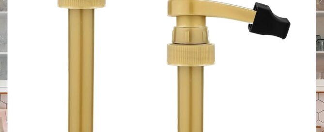 Coffee Syrup Pump Tip Covers Black Rubber Syrup Caps Portable Practical Pourer Cap