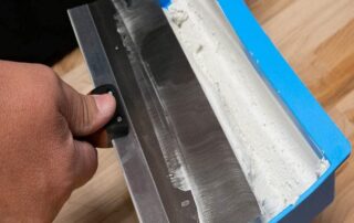 Drywall Mud Rubber Bowl Flexible Drywall Mud Pan Soft Silicone Squeeze Grip