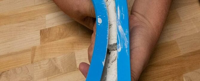 Drywall Mud Rubber Bowl Flexible Drywall Mud Pan Soft Silicone Squeeze Grip