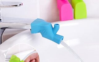 Kitchen Sink Faucet Silicone Extender Rubber Elastic Nozzle Guide Silicone Water Saving Tap Extension