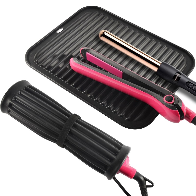 Large Silicone Heat Resistant Mat Hot Hair Tools Mat for Iron Portable Hot Pad Cover