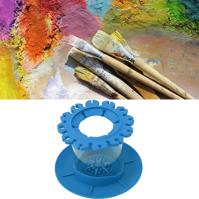 Makeup Brush Cleaner Brushes Holder Round Detachable Installation Paint Pen Holder