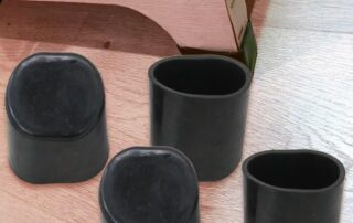 Miter Rubber Foot Replacement Chair Leg Silicone Feet Rubber Base Leg Feet