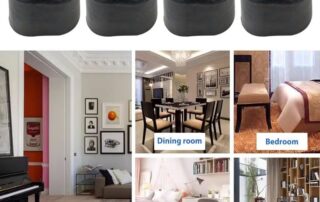 Miter Rubber Foot Replacement Chair Leg Silicone Feet Rubber Base Leg Feet