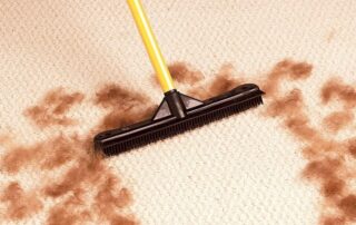 Notched Rubber Squeegee Rubber Broom Carpet Rake Silicone Squeegee for Removing Duster Windows Cleaning