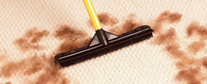 Notched Rubber Squeegee Rubber Broom Carpet Rake Silicone Squeegee for Removing Duster Windows Cleaning