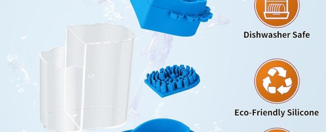 Paint Brush Cleaner Rinse Cup All-in-one Silicone Paint Water Cup with Paint Brush Holder