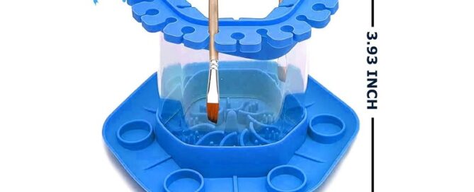 Paint Brush Cleaner Rinse Cup Paint Brush Holder and Brush Cleaner Brush Cleaning Cup for Acrylic