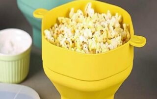 Popcorn Silicone Maker Silicone Microwave Popcorn Popper Silicone Collapsible Bowl