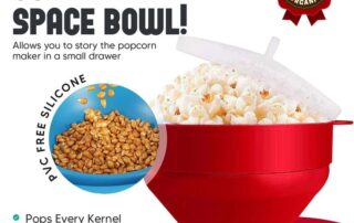 Popcorn Silicone Maker Silicone Microwave Popcorn Popper Silicone Collapsible Bowl