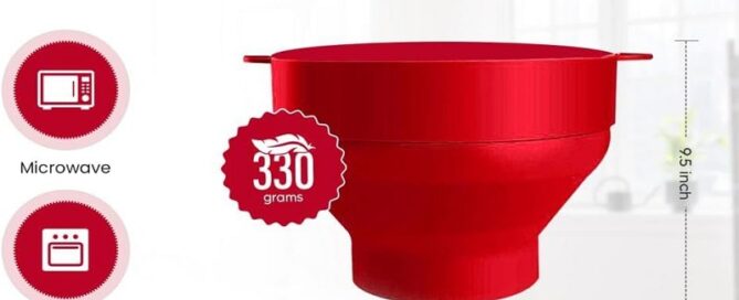 Popcorn Silicone Maker Silicone Microwave Popcorn Popper Silicone Collapsible Bowl