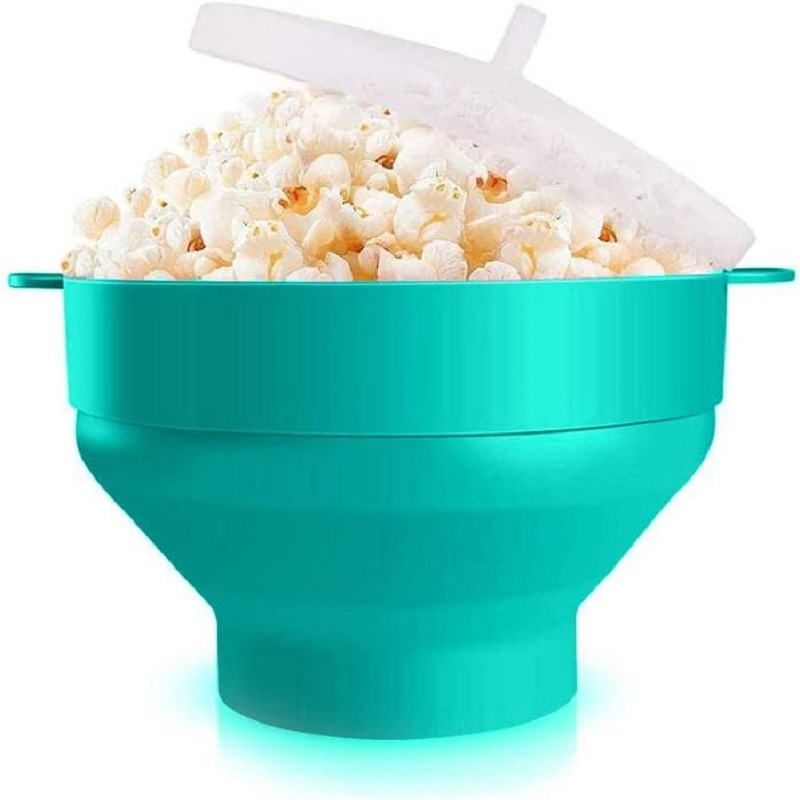 Popcorn Silicone Maker Silicone Microwave Popcorn Popper Silicone Collapsible Bowl