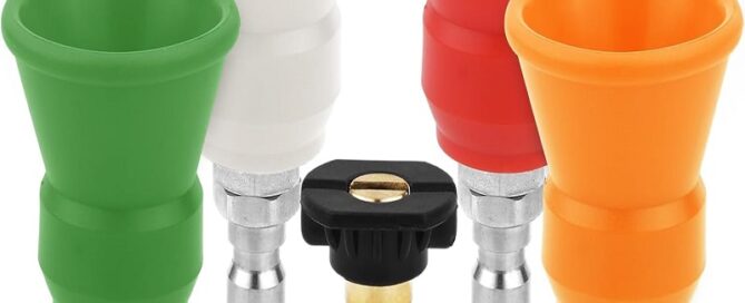 Pressure Washer Rubber WashersQuick Connectors Pressure Washer Nozzle Guard Cover Power Washer Nozzle Tips
