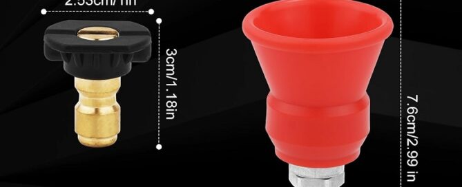 Pressure Washer Rubber WashersQuick Connectors Pressure Washer Nozzle Guard Cover Power Washer Nozzle Tips