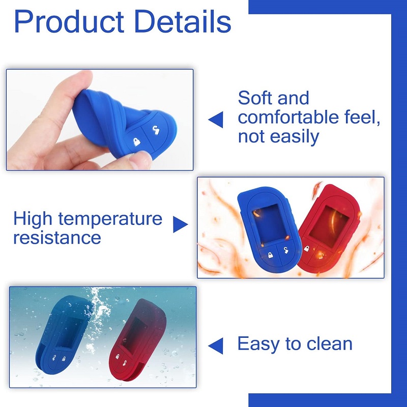 Remote Case For Car Key Soft Silicone Protective Cover New Replacement Part for Viper Key