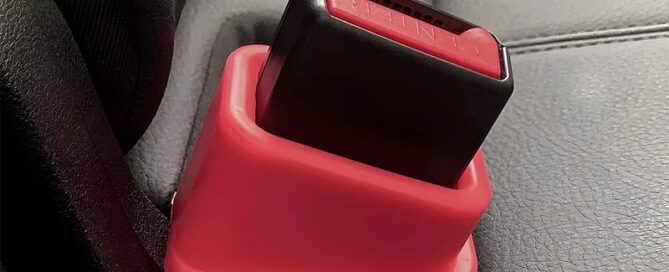 Seat Belt Buckle Holder Silicone Seat Belt Buckle Booster Buckling Belt Buckle Holder