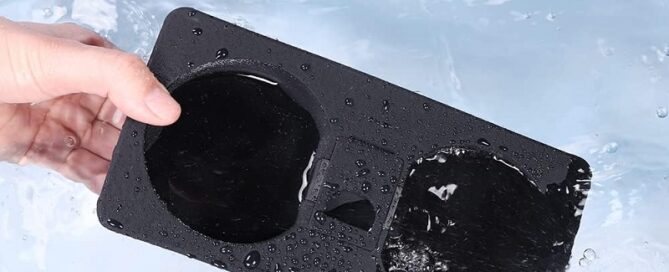 Silicone Center Console Cup Holder for Tesla Black Sucking Cup Holder Shockproof Silicone Water Cup Clip