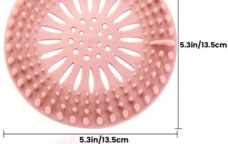 Silicone Hair Catcher Silicone Hair Stopper Shower Drain Covers with Suction Cups