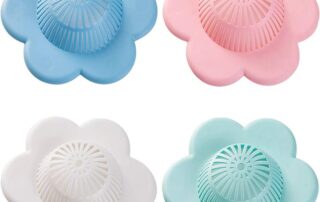 Silicone Hair Catcher Silicone Hair Stopper Shower Drain Covers with Suction Cups