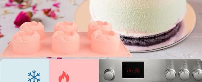 Silicone Mold Prototype Silicone Soap Molds 6 Cavities Round with Flower Shape Silicone Molds