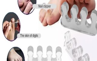 Silicone Toe Separators for Nail Polish Silicone Separator Dividers Spacers for Toes Nail Polish