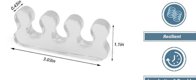 Silicone Toe Separators for Nail Polish Silicone Separator Dividers Spacers for Toes Nail Polish