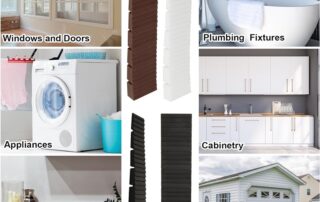 Silicone Wedges Shims Leveling Shims 4-inch Heavy Duty Composite Shims Rubber Wedges Furniture Levelers