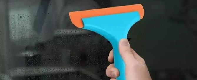 Silicone Window Shower Squeegee Auto Water Wiper All-Purpose Cleaning Squeegee for Car Windshield