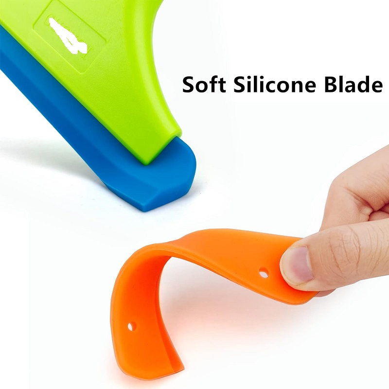 Silicone Window Shower Squeegee Auto Water Wiper All-Purpose Cleaning Squeegee for Car Windshield