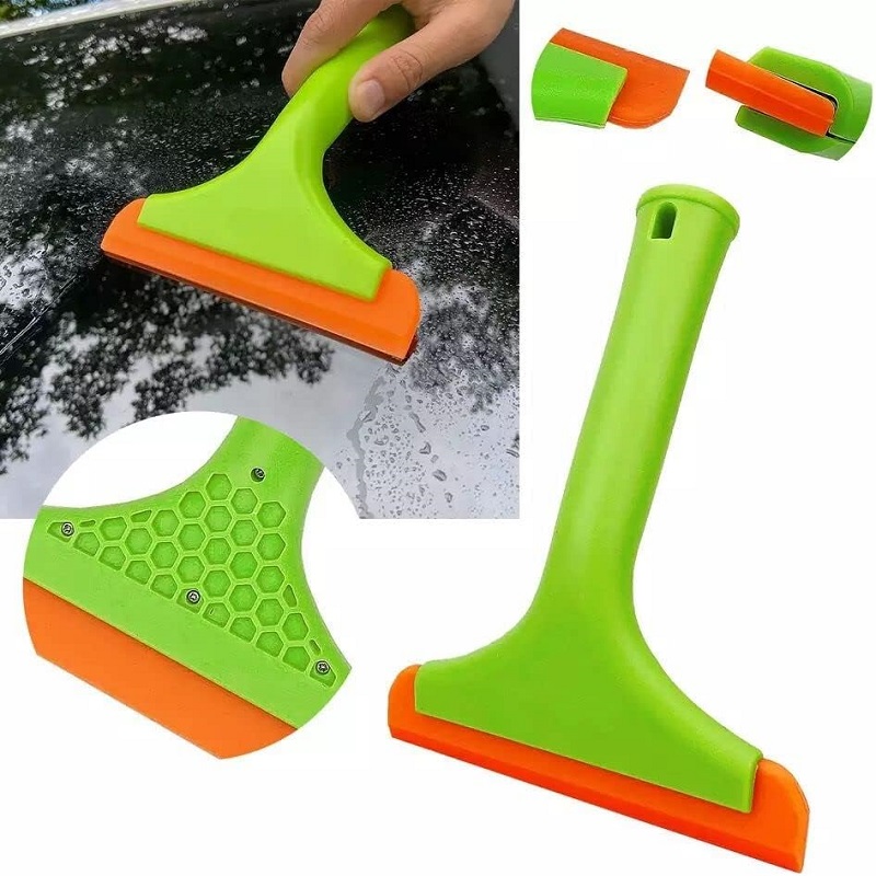 Silicone Window Shower Squeegee Auto Water Wiper All-Purpose Cleaning Squeegee for Car Windshield