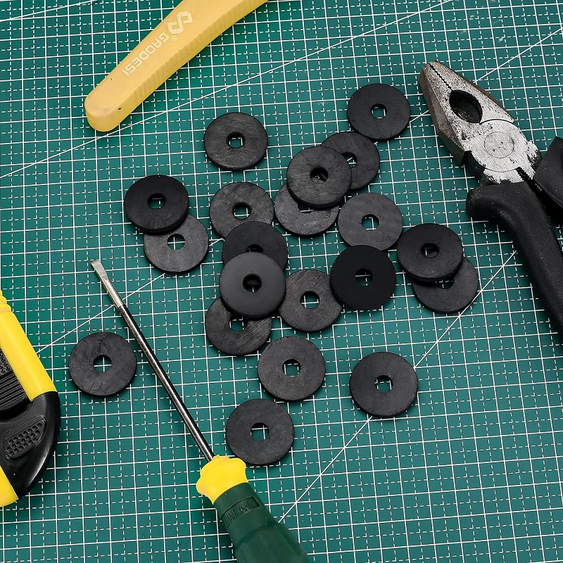 Tool Station Rubber Washers Rubber Flat Washers Heavy Duty Abrasion Rubber Fender Grommets Spacers