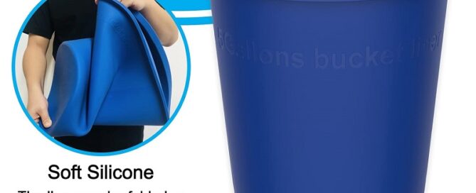 5 Gallon Bucket Silicone Liner Reusable Rubber Bucket Liners for Concrete Mix