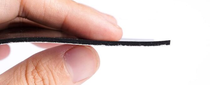 Adhesive Silicone Rubber Strips Solid Rubber Sheet Rolls Pad Strips for Gaskets DIY Material