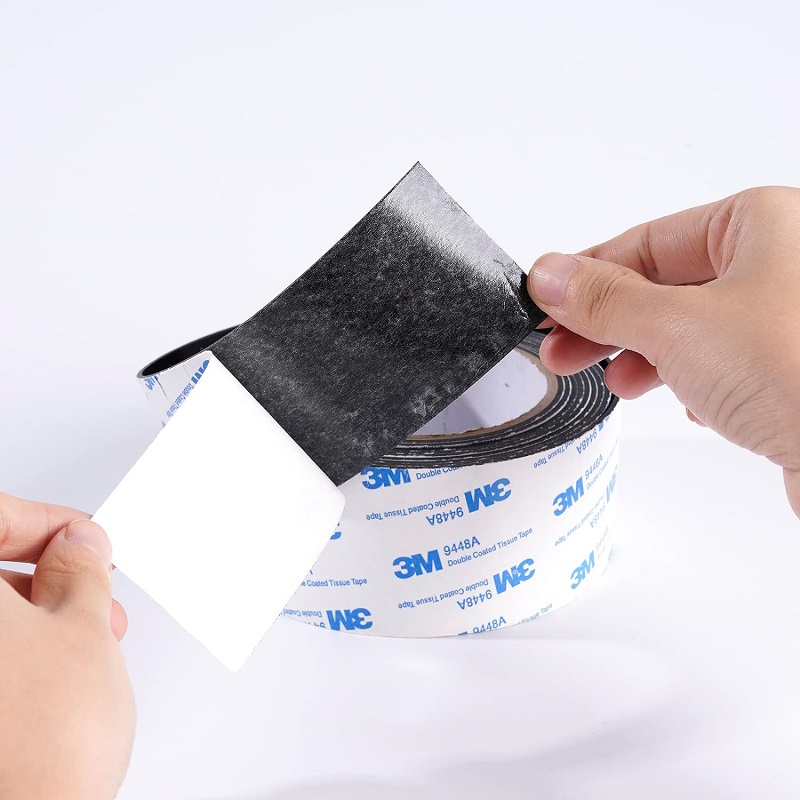 Adhesive Silicone Rubber Strips Solid Rubber Sheet Rolls Pad Strips for Gaskets DIY Material