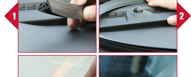 Car Dashboard Seal Strip Tool Station Door Rubber Seal Universal Waterproof Draft Seal Strip