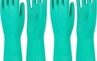 Chemical Resistant Gloves Waterproof Long Rubber Gloves Heavy Duty Tool Station Rubber Gloves