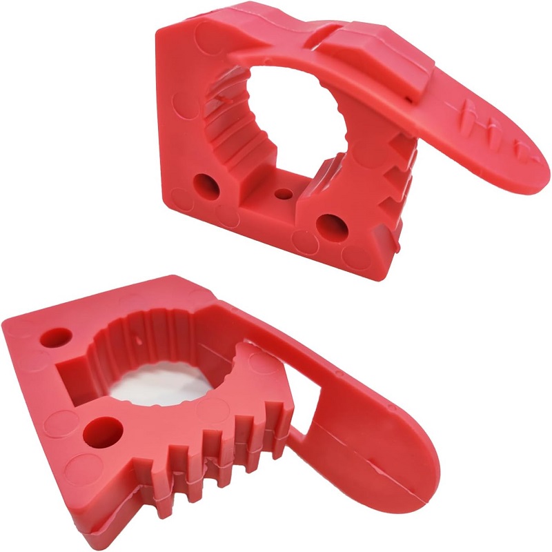 Clamps With Rubber Tips Overlanding Shovel Rubber Holder Quick-Release Clamp Silicone Mount