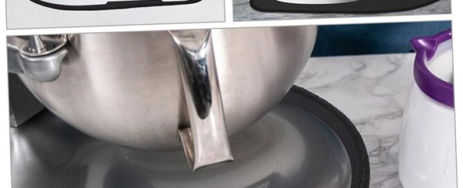 Mixer No-Sliding Rubber mat Mobile Mixer Mover Silicone mat Kitchen Blender Mixer mat