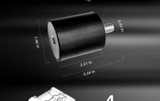 Wacker Plate Rubber Tamper Rubber Shock Mount Compatible with Wacker Neuson Plate Compactor Rammer