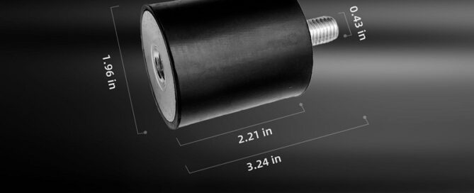 Wacker Plate Rubber Tamper Rubber Shock Mount Compatible with Wacker Neuson Plate Compactor Rammer