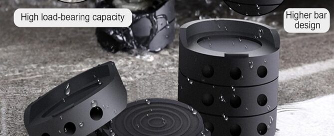 Anti Vibration Pads for Washing Machine Anti-Walk Washer Mat Noise Dampening Rubber Isolation Feet