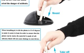 Car Cell Phone Silicone Holder Dashboard Phone Holder Phone Mount for Car