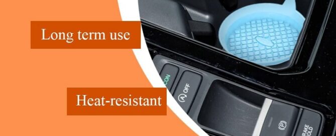 Car Cup Coaster Car Cup Holder Insert Coasters Shockproof Non-Slip Drink Mat with Deep Cup