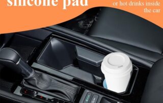 Car Cup Coaster Car Cup Holder Insert Coasters Shockproof Non-Slip Drink Mat with Deep Cup