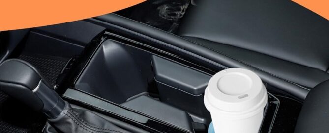 Car Cup Coaster Car Cup Holder Insert Coasters Shockproof Non-Slip Drink Mat with Deep Cup