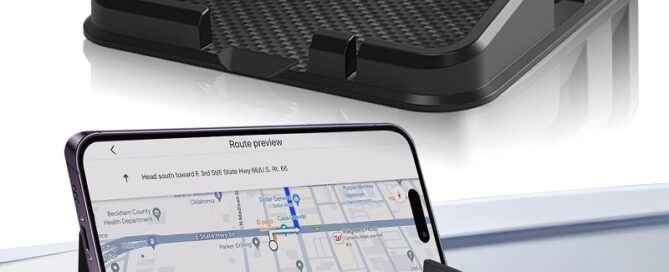 Car Dashboard Anti-Slip Silicone Pad Auto Phone Holder Mat Non-Slip Mat Storage