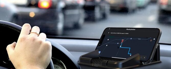 Car Dashboard Anti-Slip Silicone Pad Auto Phone Holder Mat Non-Slip Mat Storage