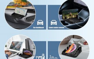 Car Dashboard Anti-Slip Silicone Pad Auto Phone Holder Mat Non-Slip Mat Storage