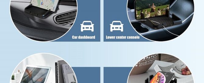 Car Dashboard Anti-Slip Silicone Pad Auto Phone Holder Mat Non-Slip Mat Storage